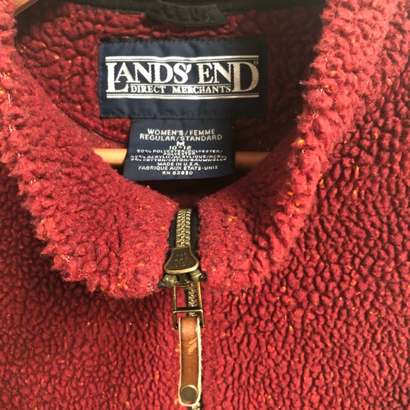 Vintage Land’s End Fleece Vest - Picture 2 of 7